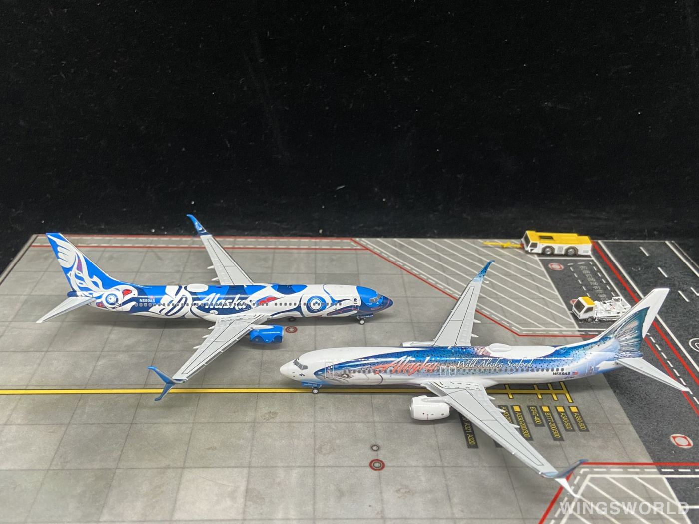 NGmodels 1:400 NG58196 Alaska Airlines 阿拉斯加航空 Boeing 737-800 N559AS