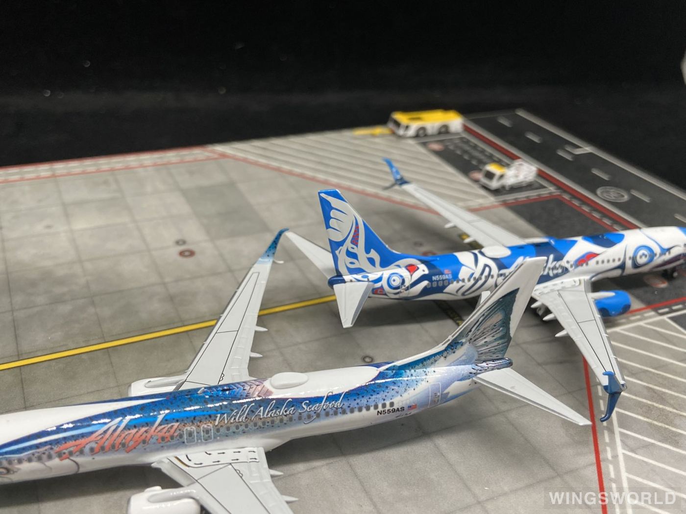 NGmodels 1:400 NG58196 Alaska Airlines 阿拉斯加航空 Boeing 737-800 N559AS