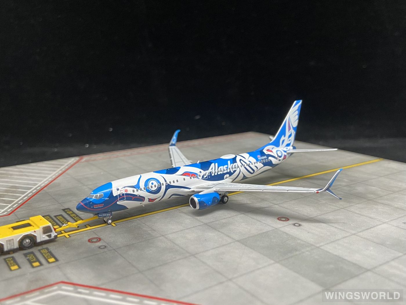 NGmodels 1:400 NG58196 Alaska Airlines 阿拉斯加航空 Boeing 737-800 N559AS