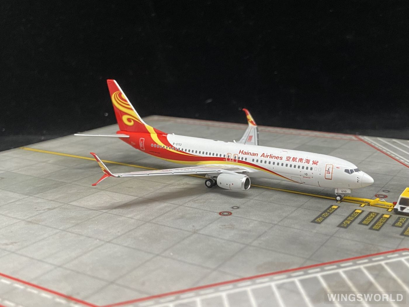 NGmodels 1:400 NG58179 Hainan Airlines 海南航空 Boeing 737-800 B-5713