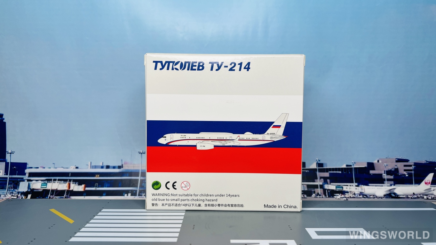 Pandamodel 1:400 52315 Russia State Transport Company Tupolev Tu-204 RA-64530