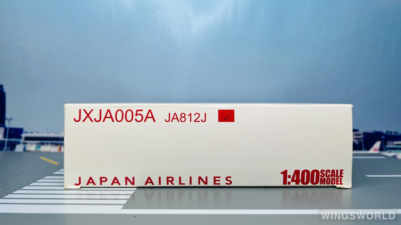 Jet-X 1:400 JXJA005A Japan Airlines 日本航空 Boeing 747-300 JA812J