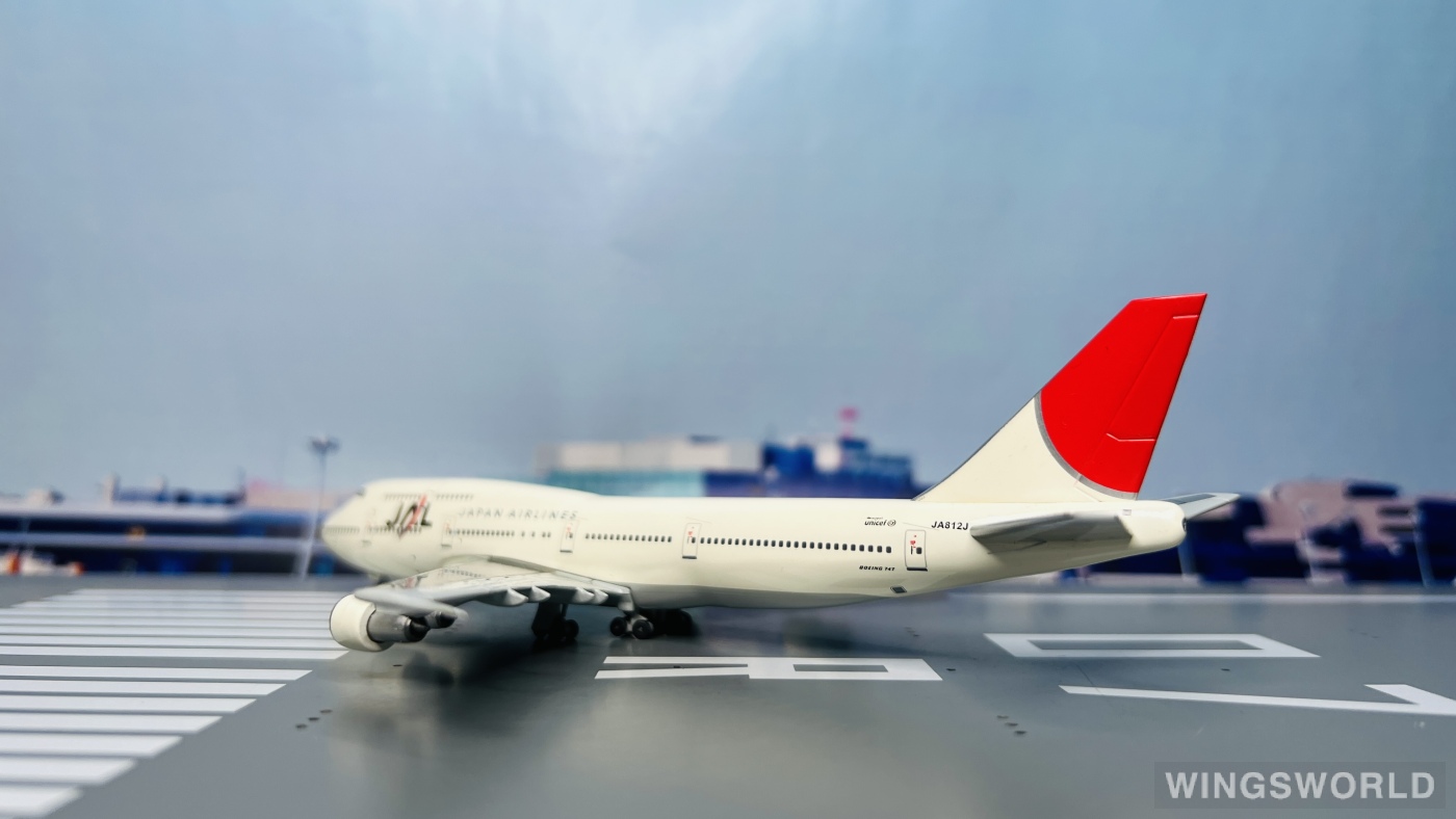 Jet-X 1:400 JXJA005A Japan Airlines 日本航空 Boeing 747-300 JA812J