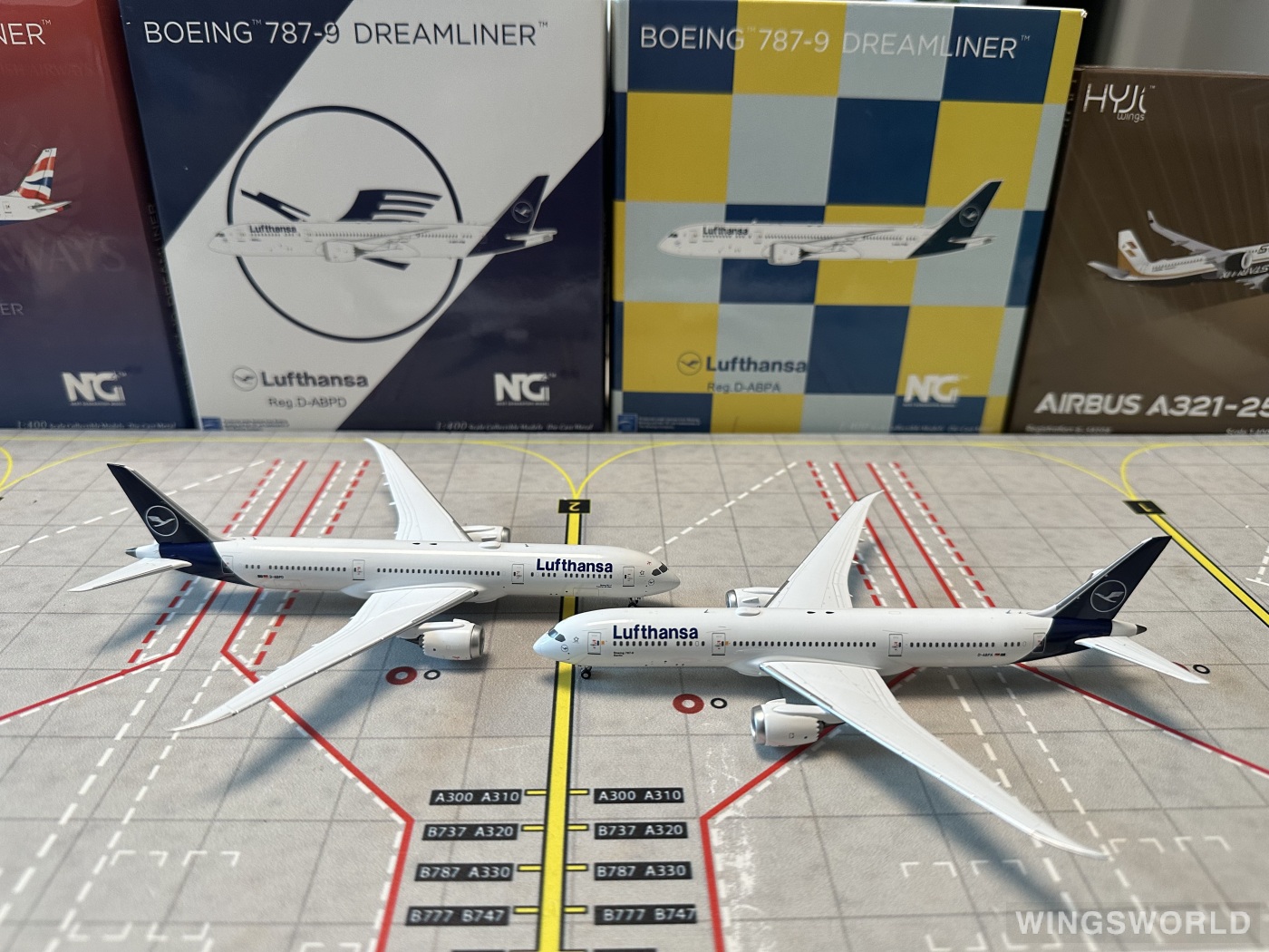 NGmodels 1:400 NG55093 Lufthansa 汉莎航空 Boeing 787-9 D-ABPD