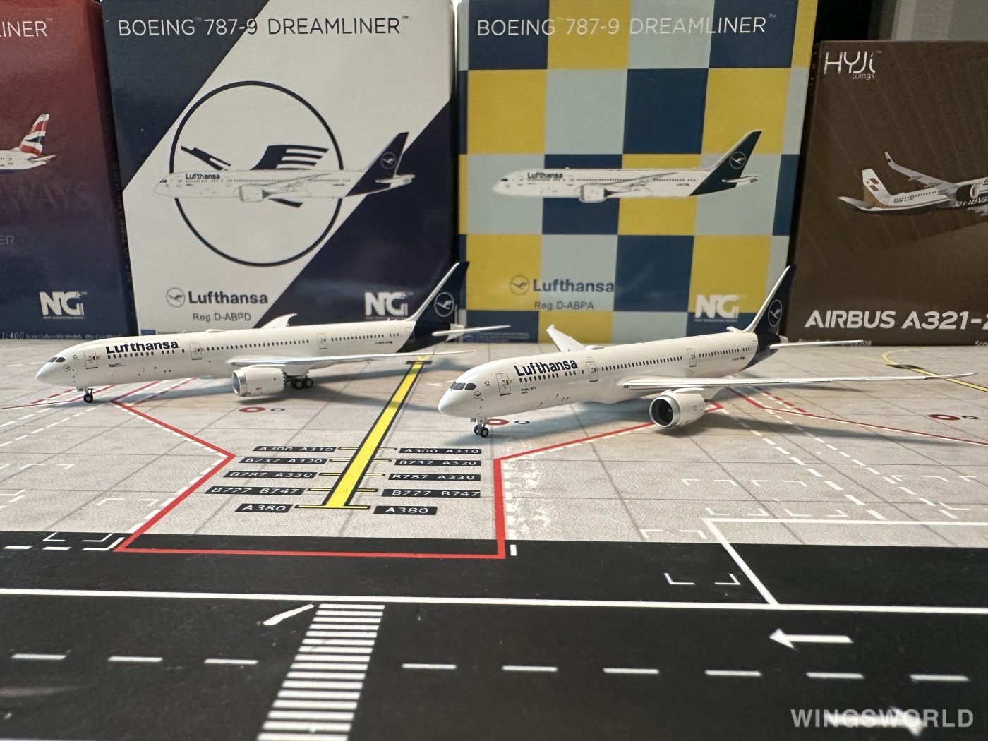 NGmodels 1:400 NG55093 Lufthansa 汉莎航空 Boeing 787-9 D-ABPD