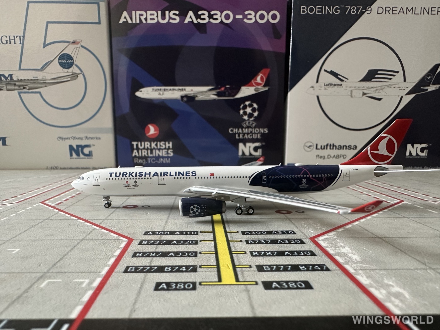 NGmodels 1:400 NG62061 Turkish Airlines 土耳其航空 Airbus A330-300 TC-JNM