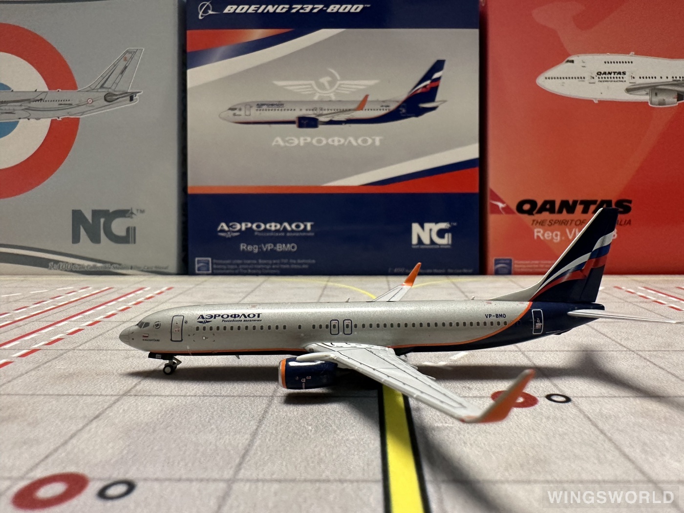 NGmodels 1:400 NG58019 Aeroflot 俄罗斯航空 Boeing 737-800 VP-BMO