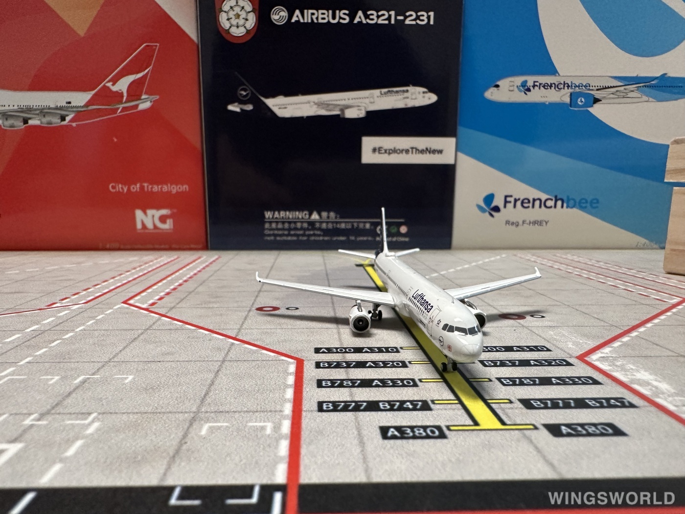 HYJLwings 1:400 HYJL81049 Lufthansa 汉莎航空 Airbus A321 D-AISP