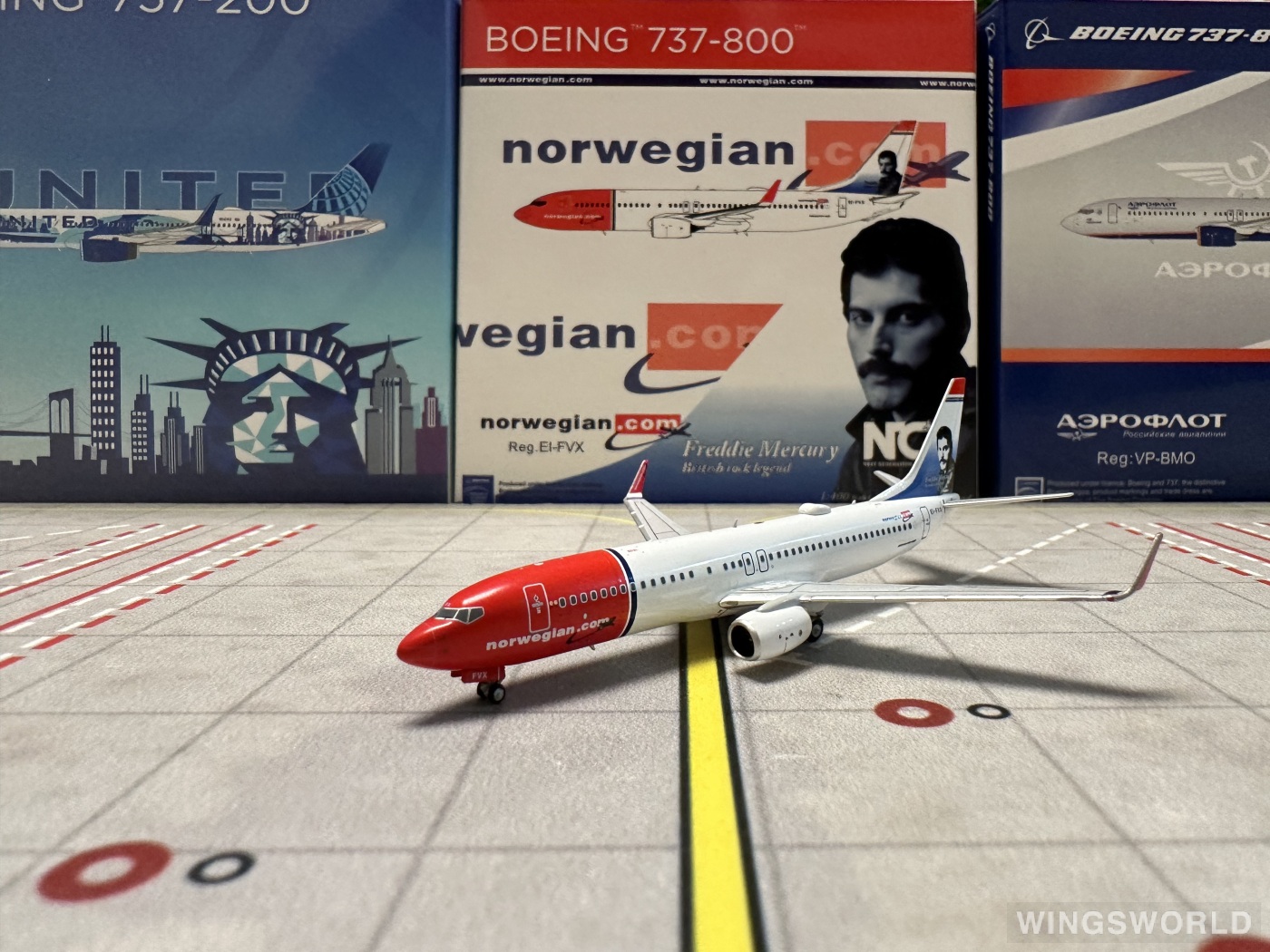 NGmodels 1:400 NG58131 Norwegian Air Shuttle 挪威航空 Boeing 737-800 EI-FVX