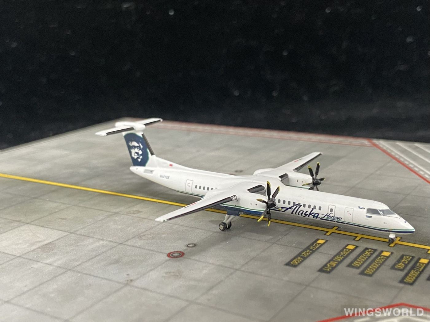 Geminijets 1:400 GJASA1044 Alaska Airlines 阿拉斯加航空 Bombardier Dash 8-400 N441QX