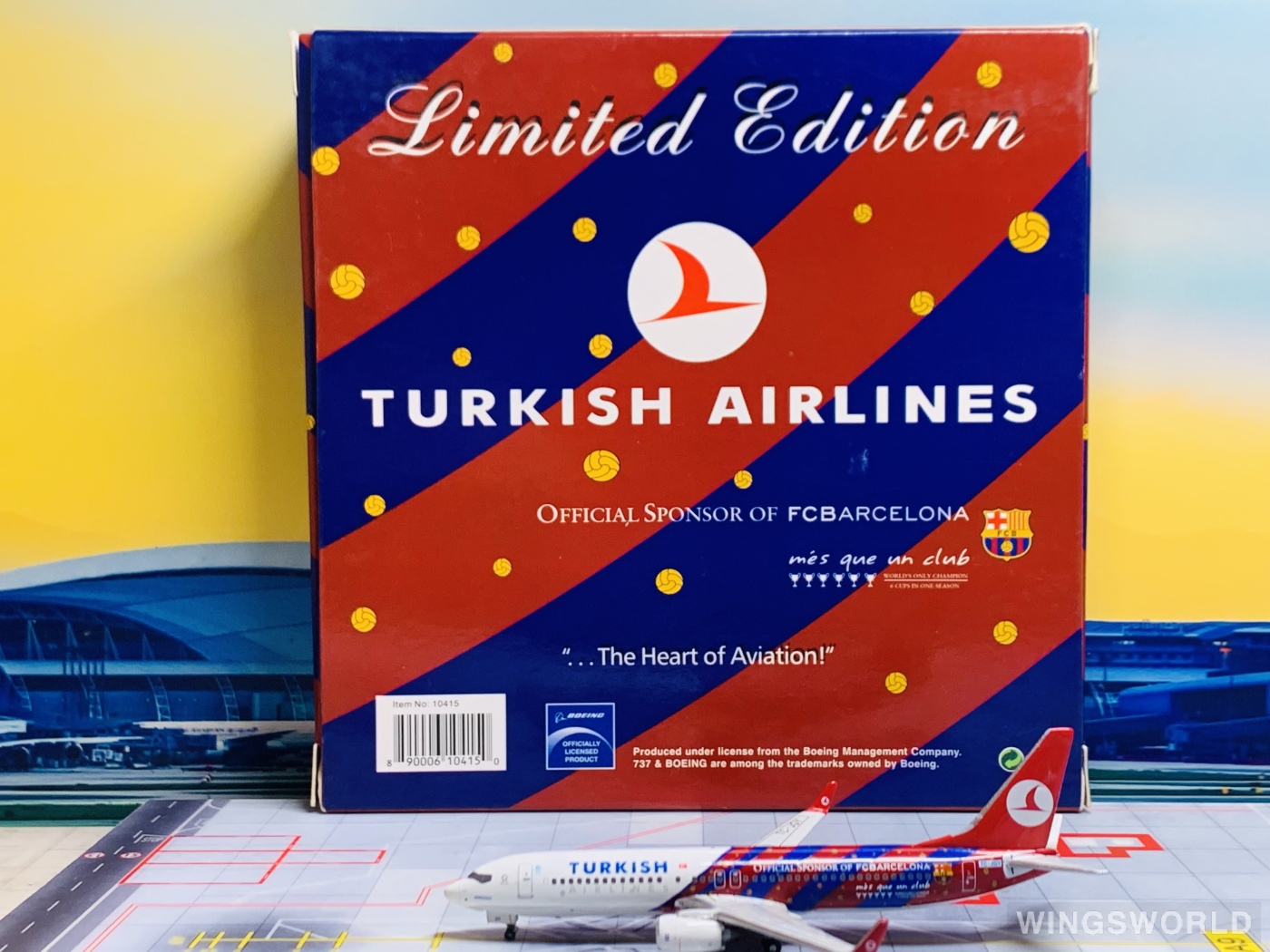 Phoenix 1:400 PH10415 Turkish Airlines 土耳其航空 Boeing 737-800 TC-JGY