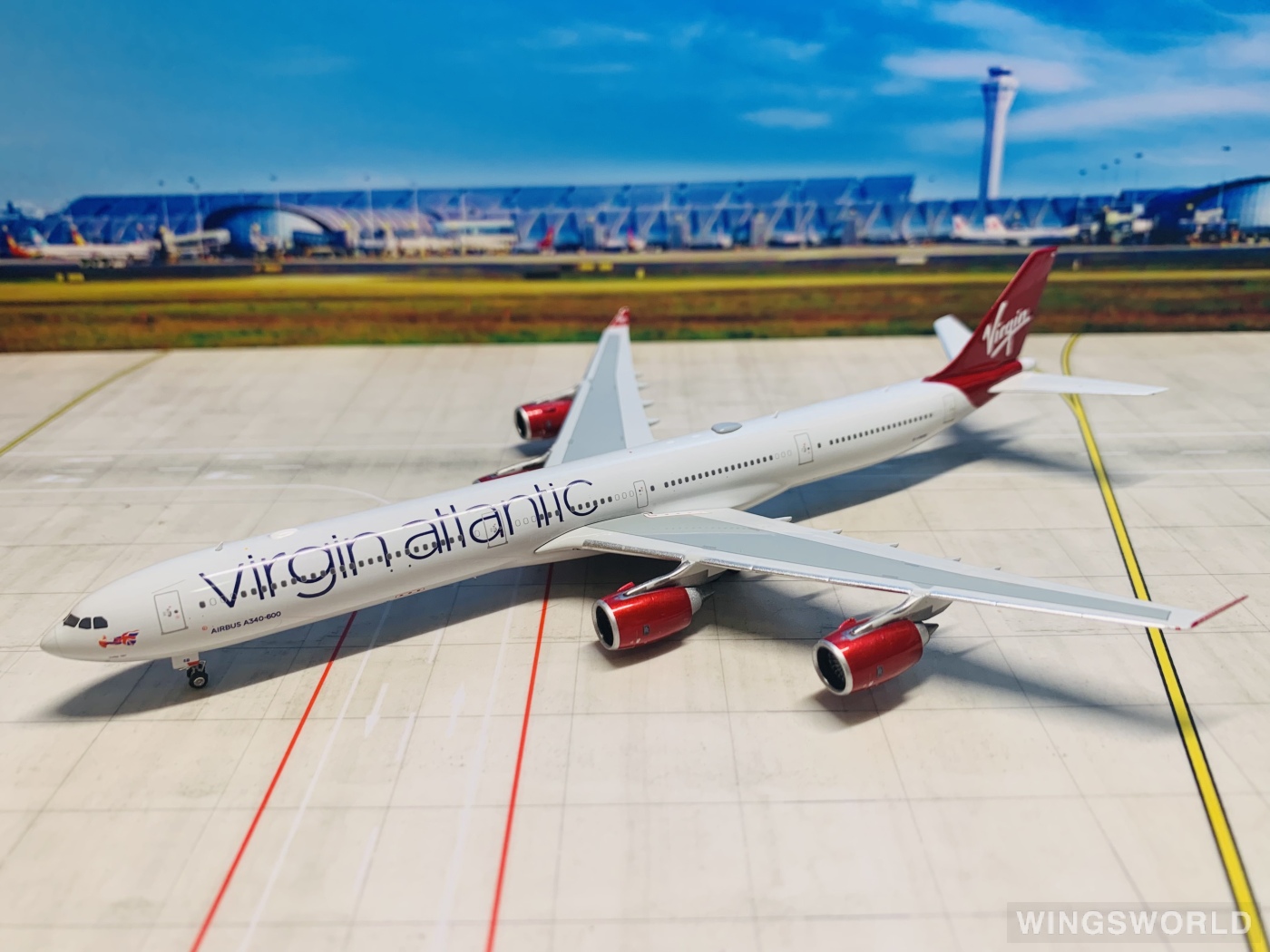 Phoenix 1:400 PH04553 Virgin Atlantic Airways 维珍航空 Airbus A340-600 G-VWEB