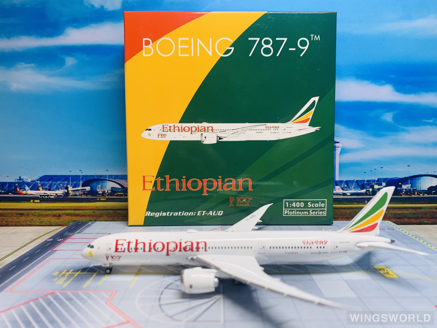 Phoenix 1:400 PH11490 Ethiopian Airlines 埃塞俄比亚航空 Boeing 787-9 ET-AUQ