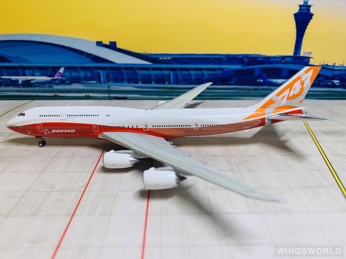 JC Wings 1:400 Boeing 747-8 Boeing 波音公司XX4001 N6067E 日