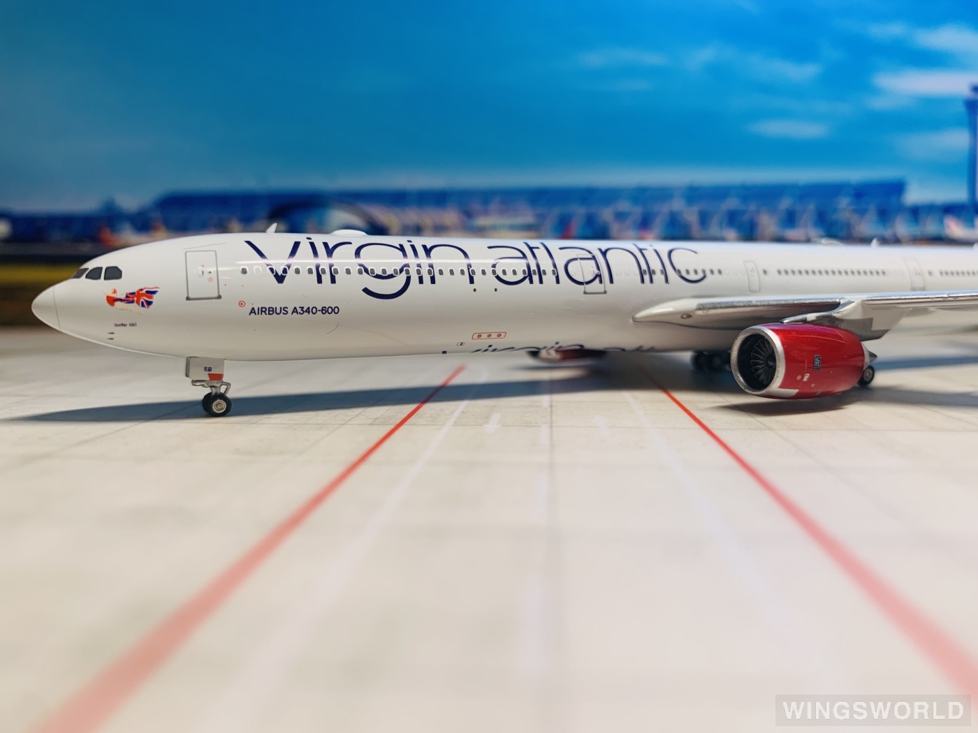 Phoenix 1:400 PH04553 Virgin Atlantic Airways 维珍航空 Airbus A340-600 G-VWEB