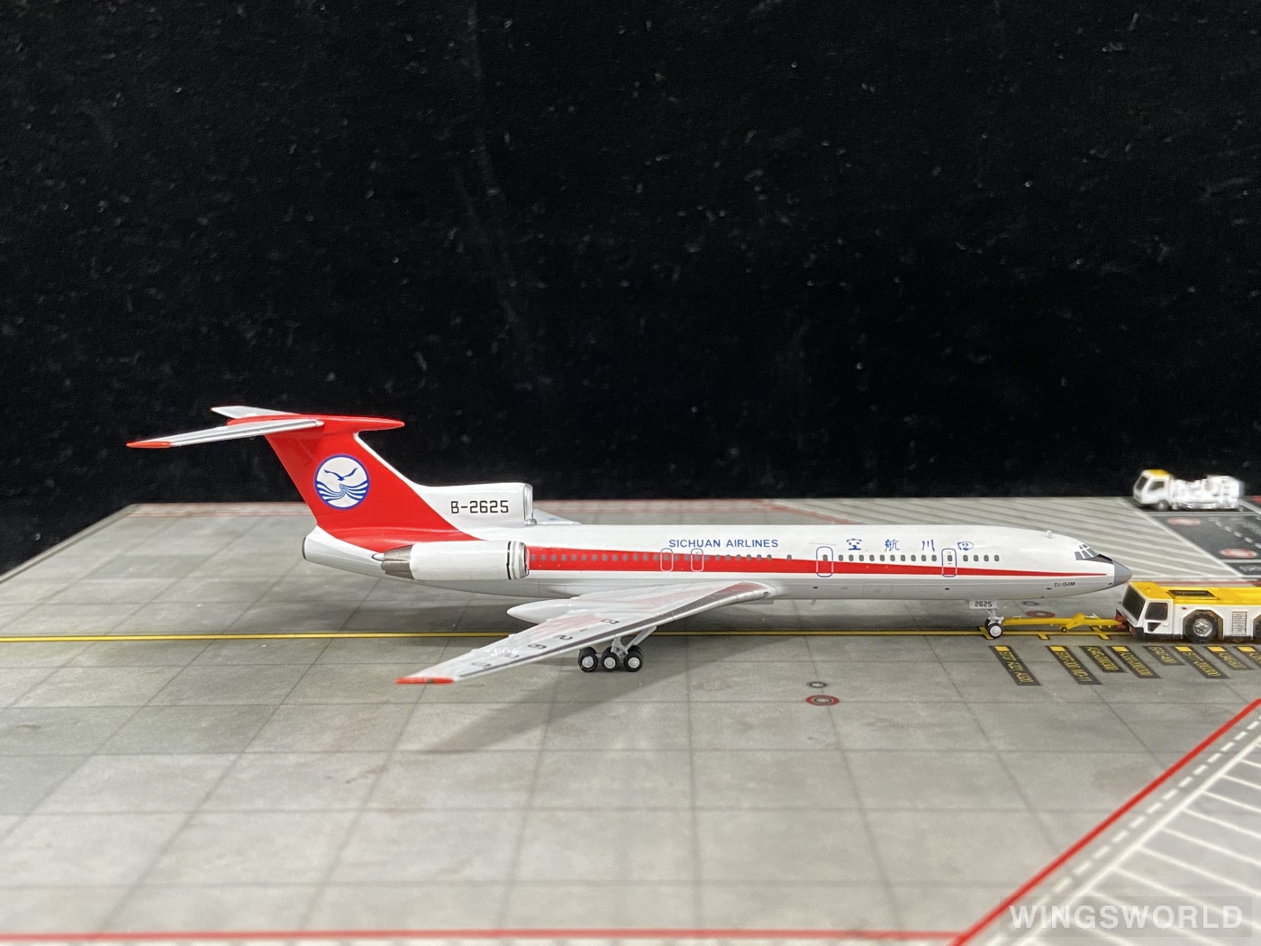 NGmodels 1:400 NG54007 Sichuan Airlines 四川航空 Tupolev Tu-154 B-2625