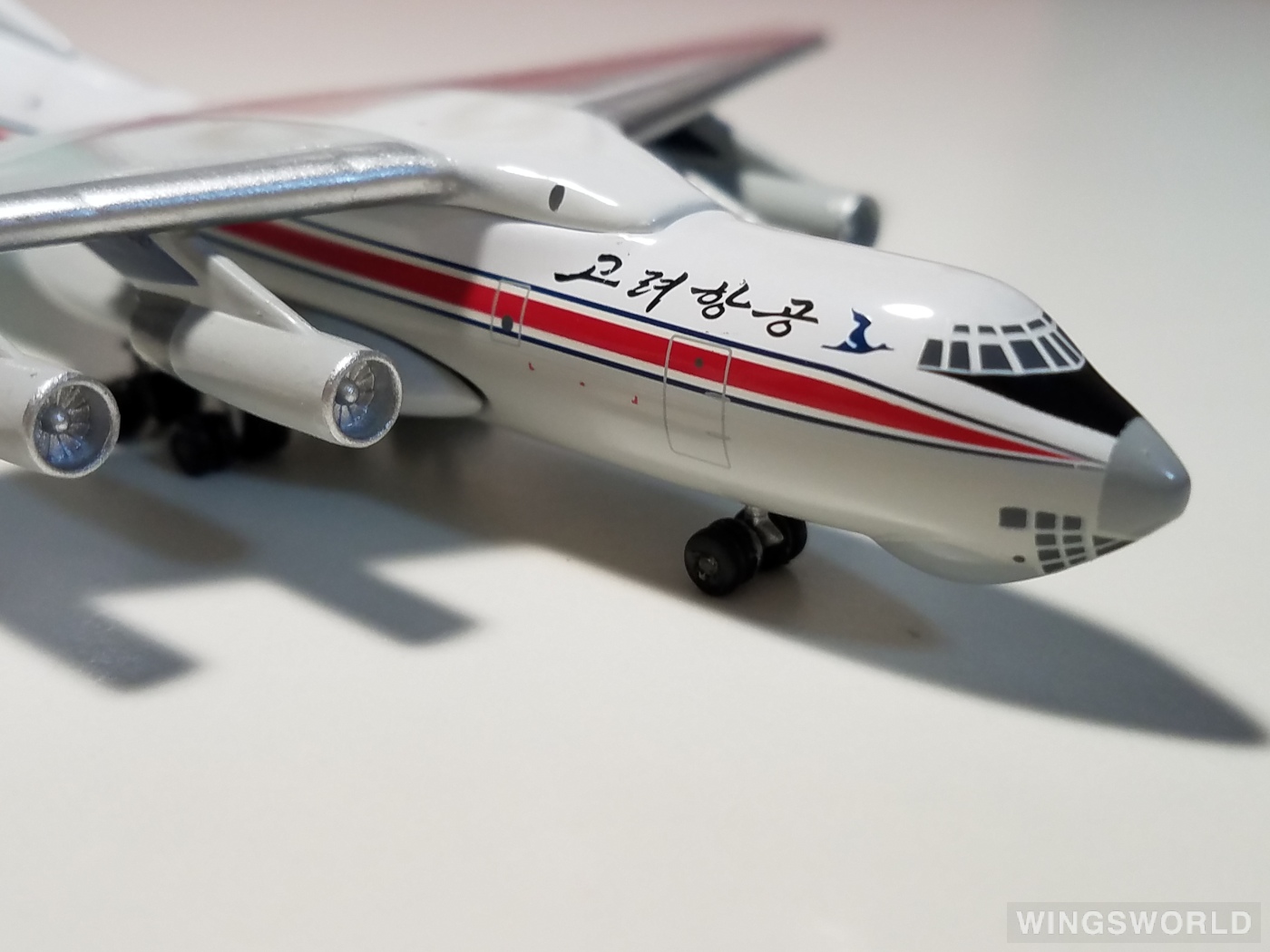 Witty 1:400 WT4I76007 Air Koryo 朝鲜高丽航空 Ilyushin Il-76 P-912