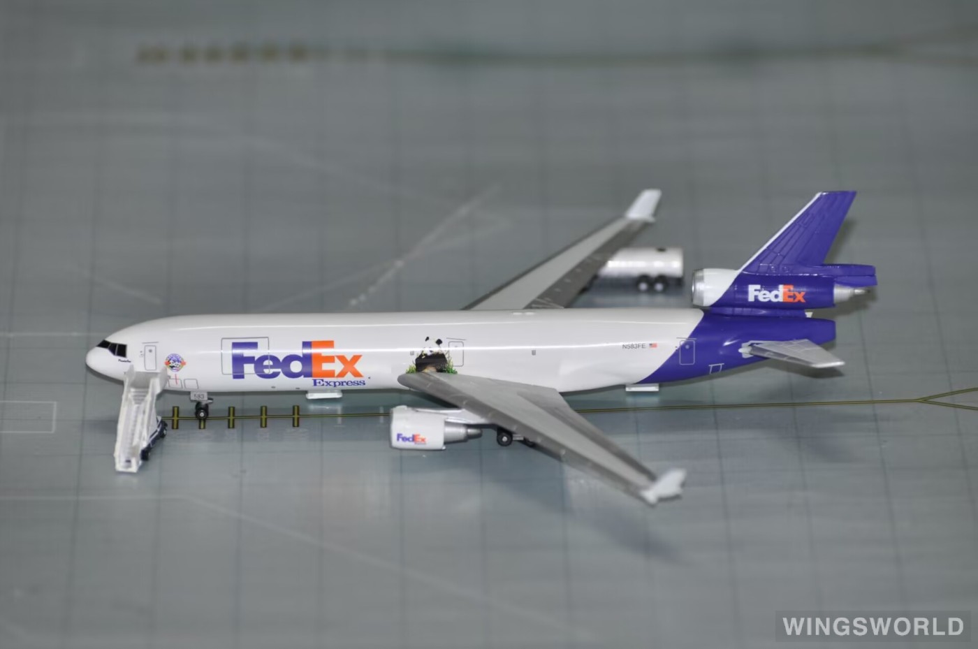 Dragon Models 1:400 55283 FedEx 联邦快递 McDonnell Douglas MD-11 N583FE