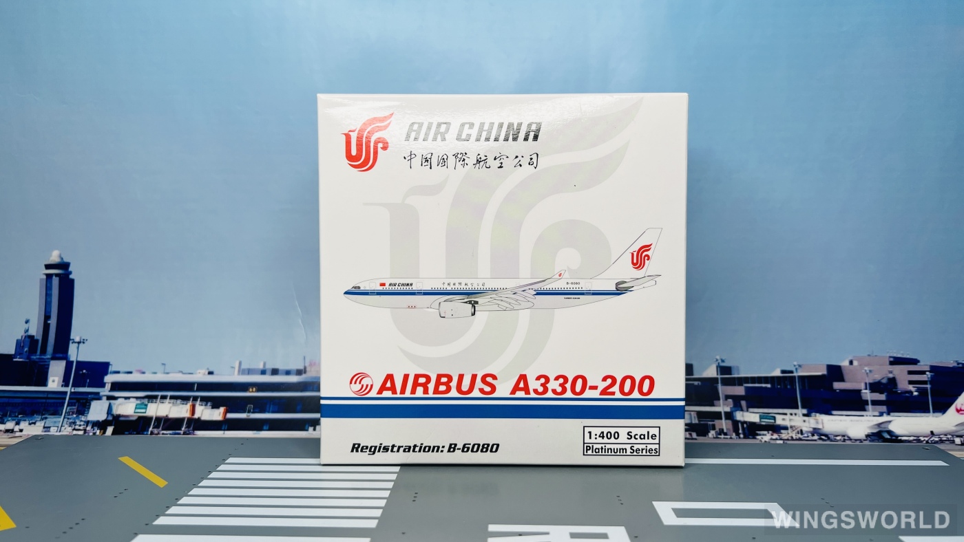 Phoenix 1:400 PH10438 Air China 中国国际航空 Airbus A330-200 B-6080