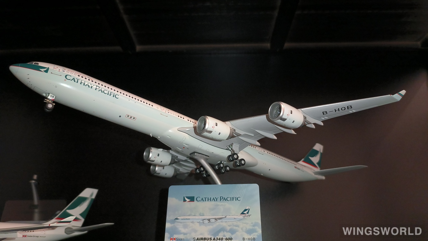 JC Wings 1:200 EW2346002 Cathay Pacific 国泰航空 Airbus A340-600 B-HQB