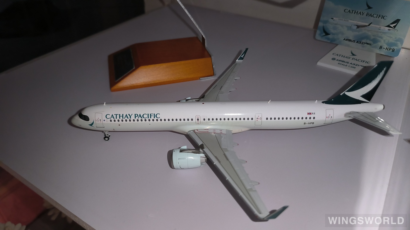 JC Wings 1:200 EW221N010 Cathay Pacific 国泰航空 Airbus A321neo B-HPB