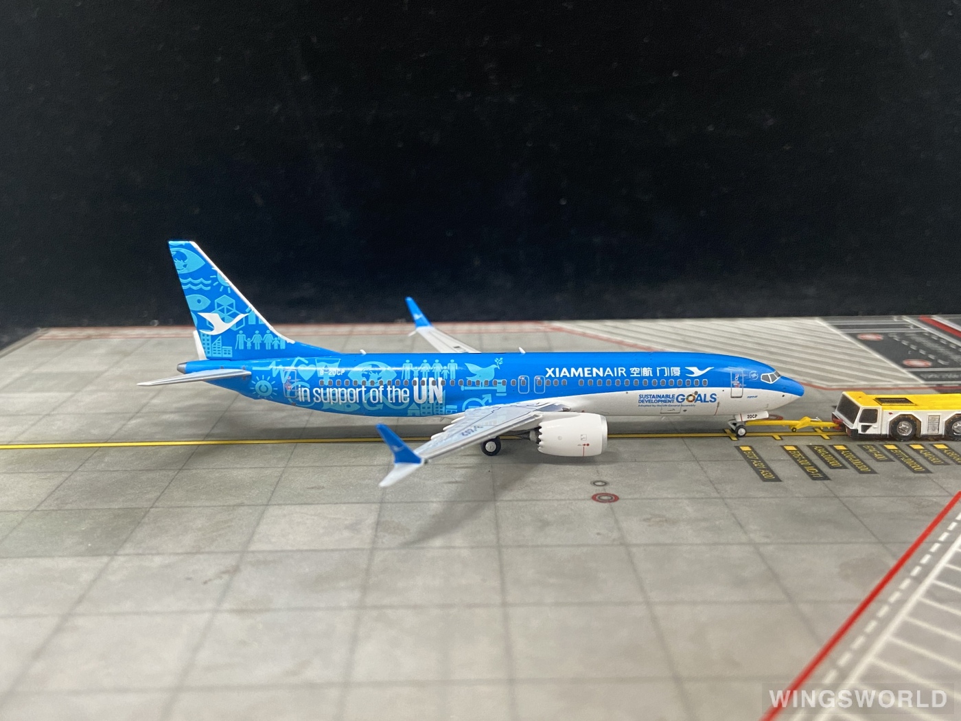 NGmodels 1:400 NG 88025 XiamenAir 厦门航空 Boeing 737 MAX 8 B-20CP