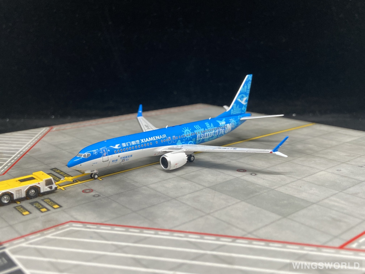 NGmodels 1:400 NG 88025 XiamenAir 厦门航空 Boeing 737 MAX 8 B-20CP