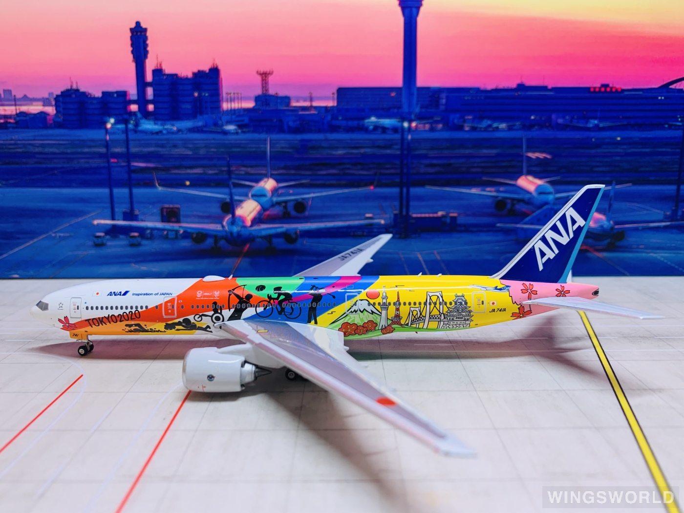 Phoenix 1:400 Boeing 777-200 ANA 全日空PH04191 JA741A 东京2020彩绘