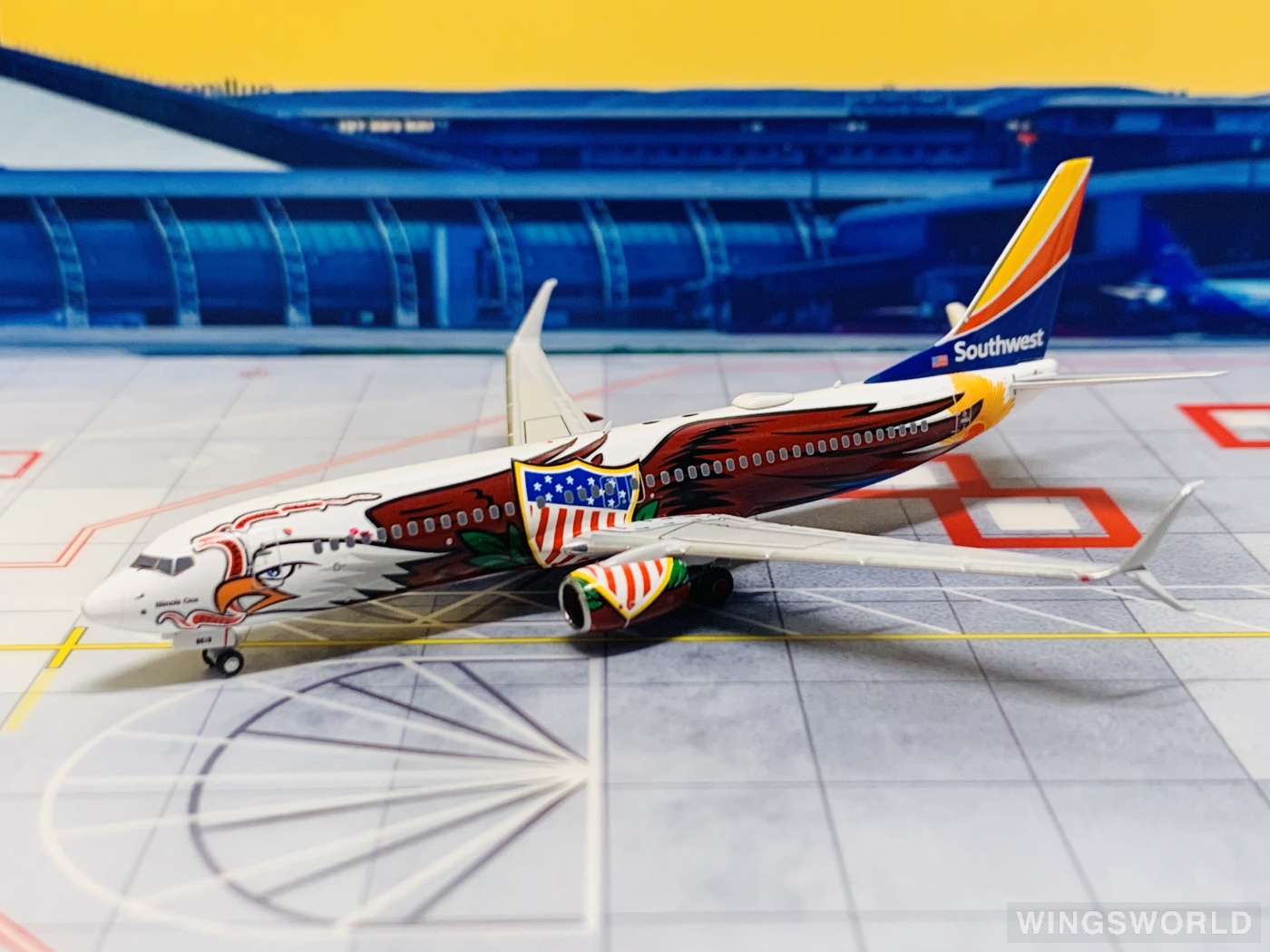 NGmodels 1:400 NG58161 Southwest Airlines 美国西南航空 Boeing 737-800 N8619F