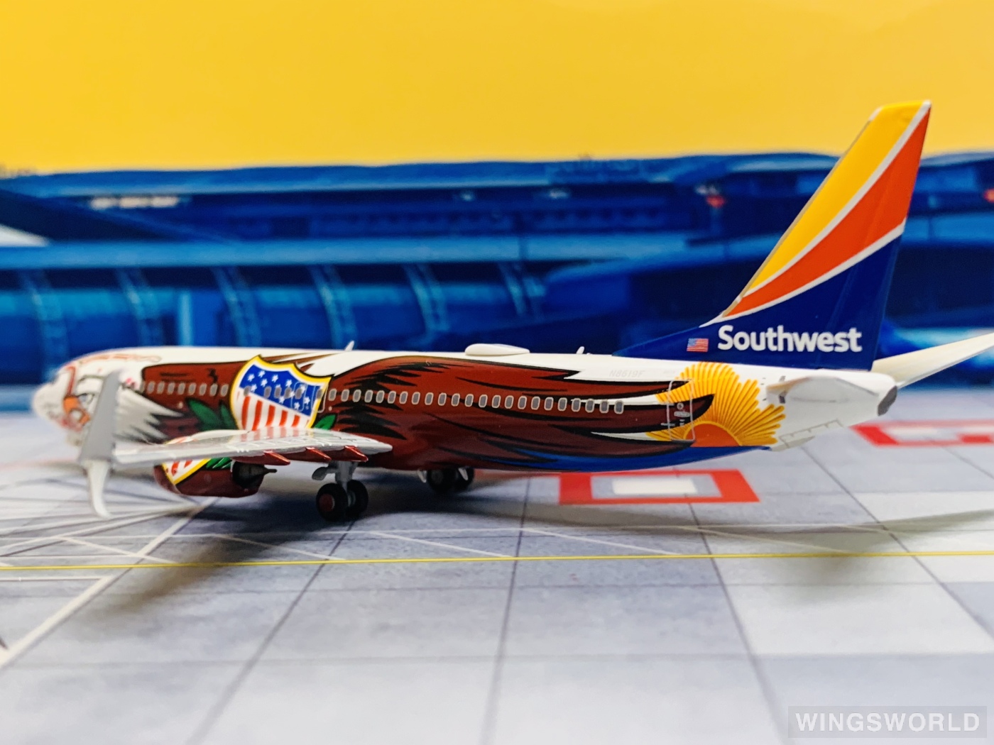 NGmodels 1:400 NG58161 Southwest Airlines 美国西南航空 Boeing 737-800 N8619F