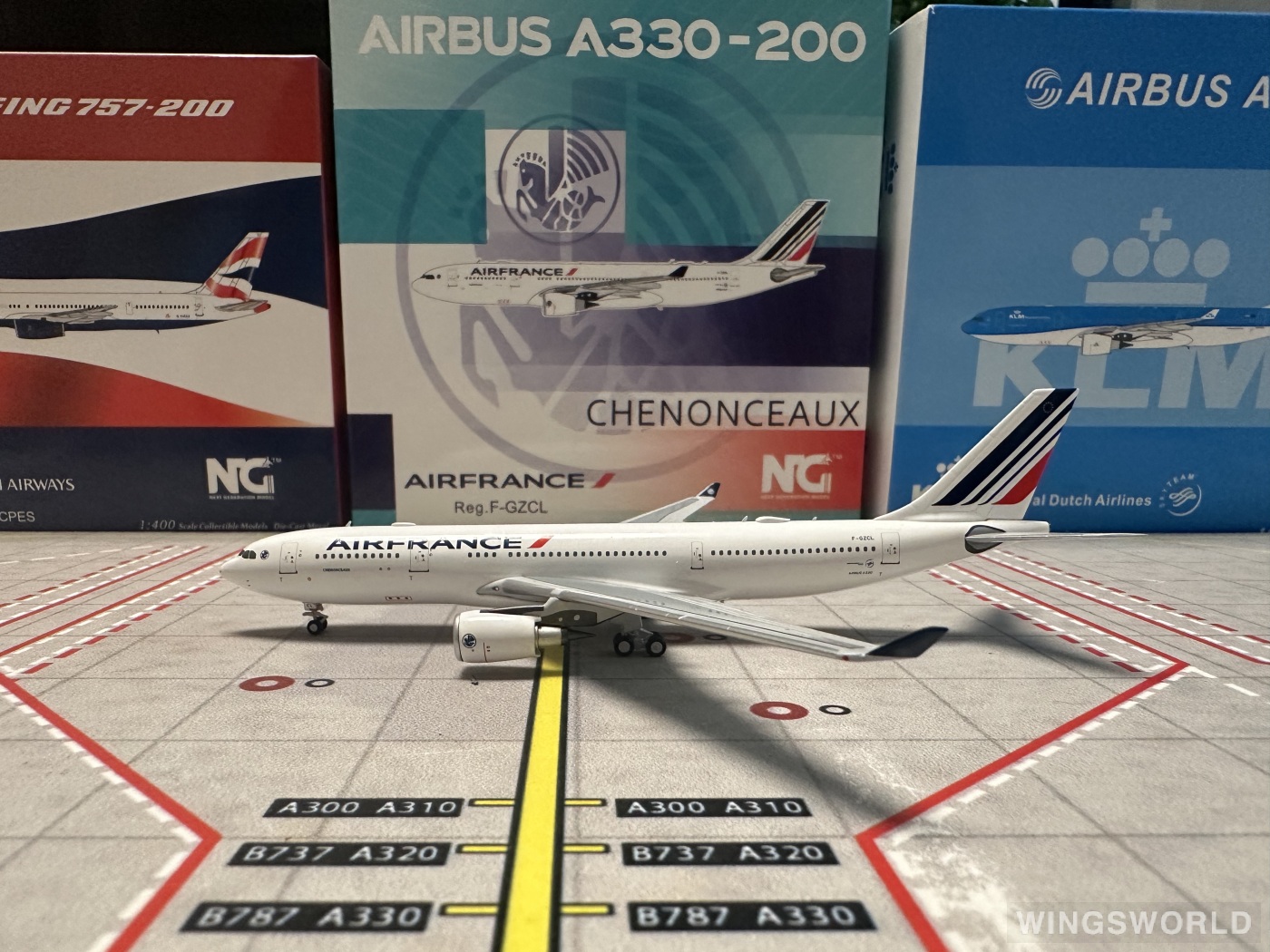 NGmodels 1:400 NG61057 Air France 法国航空 Airbus A330-200 F-GZCL