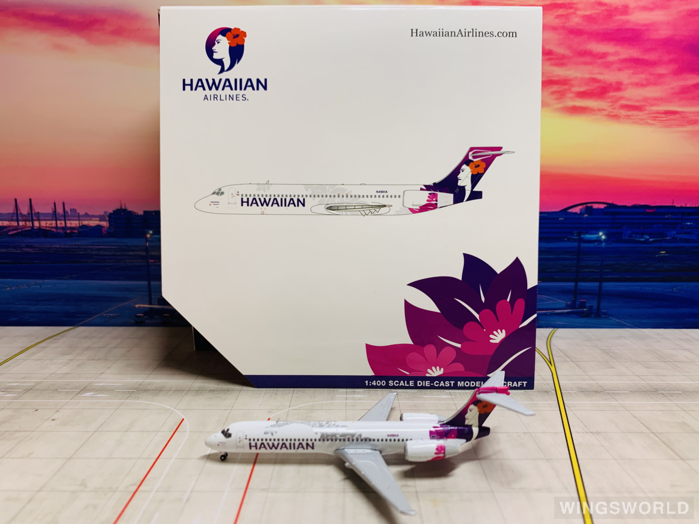 Geminijets 1:400 GJHAL2183 Hawaiian Airlines 夏威夷航空 Boeing 717 N491HA