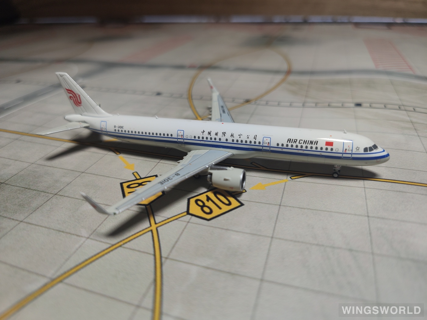 HYJLwings 1:400 HYJL81062 Air China 中国国际航空 Airbus A321 B-301E