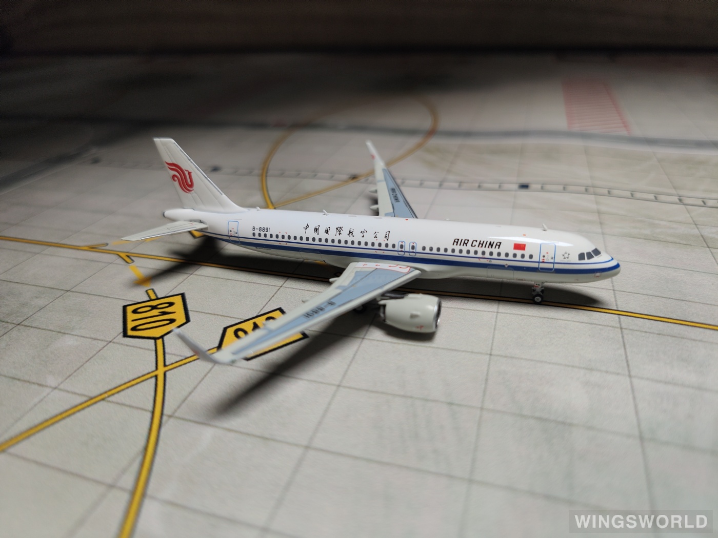 Pandamodel 1:400 PM-B8891 Air China 中国国际航空 Airbus A320 B-8891