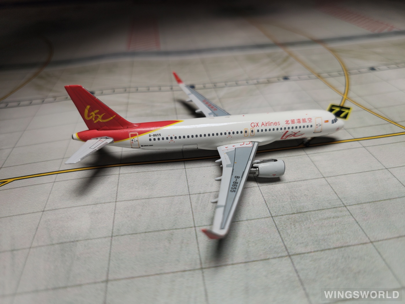 Skywings 1:400 SKY-032 GX Airlines 北部湾航空 Airbus A320 B-8655