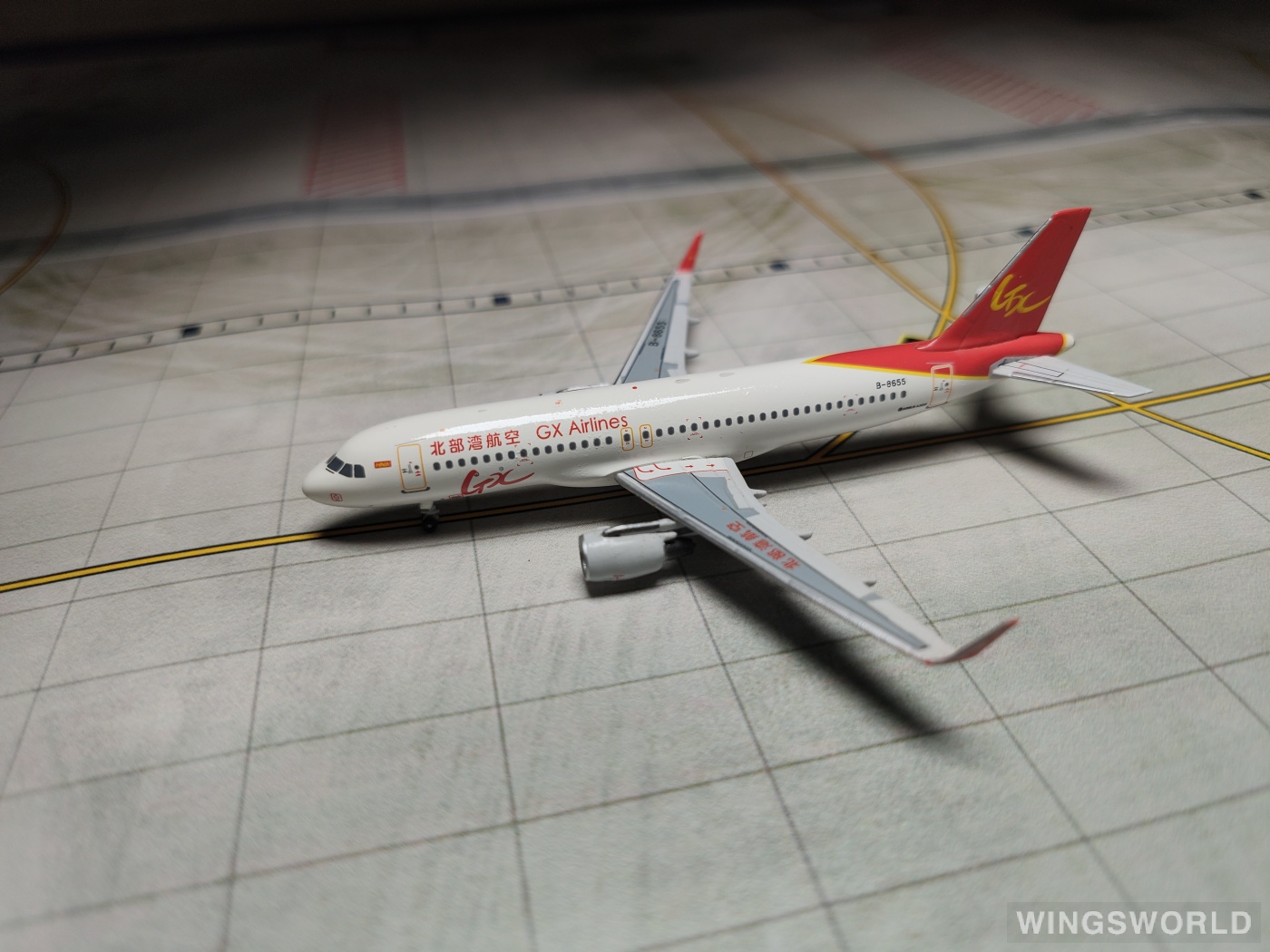 Skywings 1:400 SKY-032 GX Airlines 北部湾航空 Airbus A320 B-8655