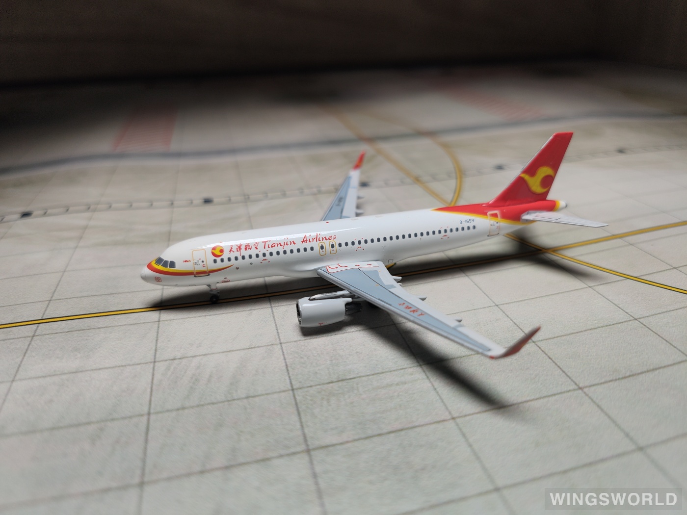 Skywings 1:400 SKY-023B Tianjin Airlines 天津航空 Airbus A320 B-1659