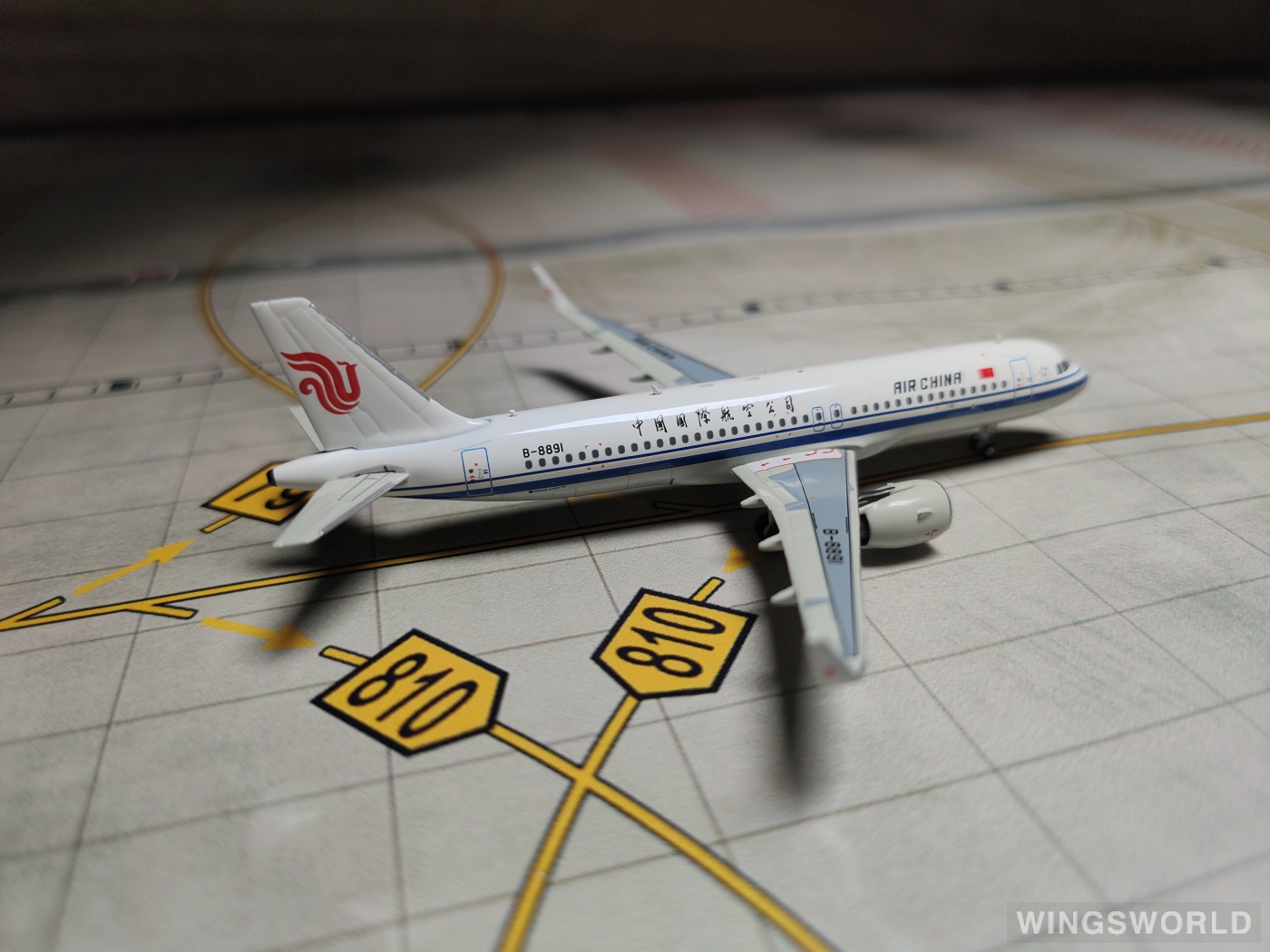 Pandamodel 1:400 PM-B8891 Air China 中国国际航空 Airbus A320 B-8891