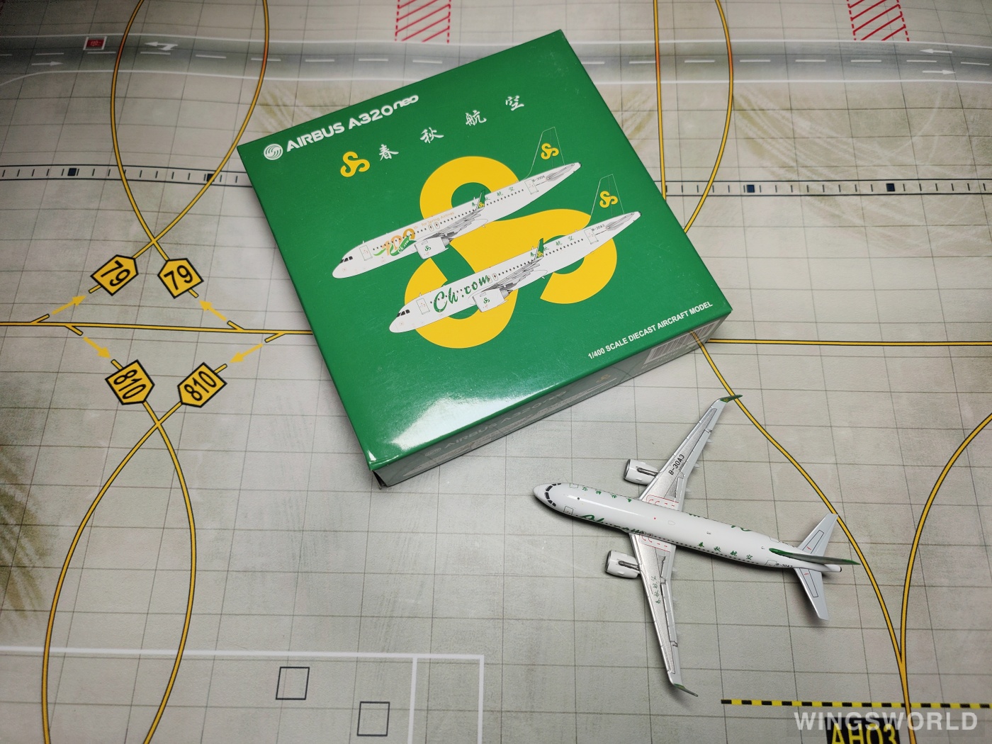 JC Wings 1:400 LH4171 Spring Airlines 春秋航空 Airbus A320neo B-30A3