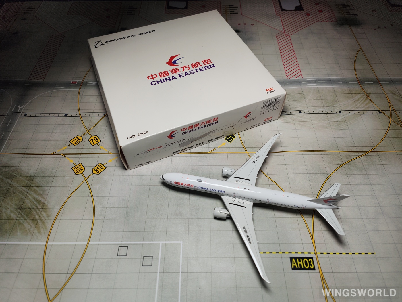 Aviation400 1:400 AV4085 China Eastern 中国东方航空 Boeing 777-300ER B-2001