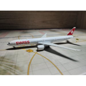 Swiss 瑞士国际航空 Boeing 777-300ER HB-JNB  AV4109 Aviation400 1:400