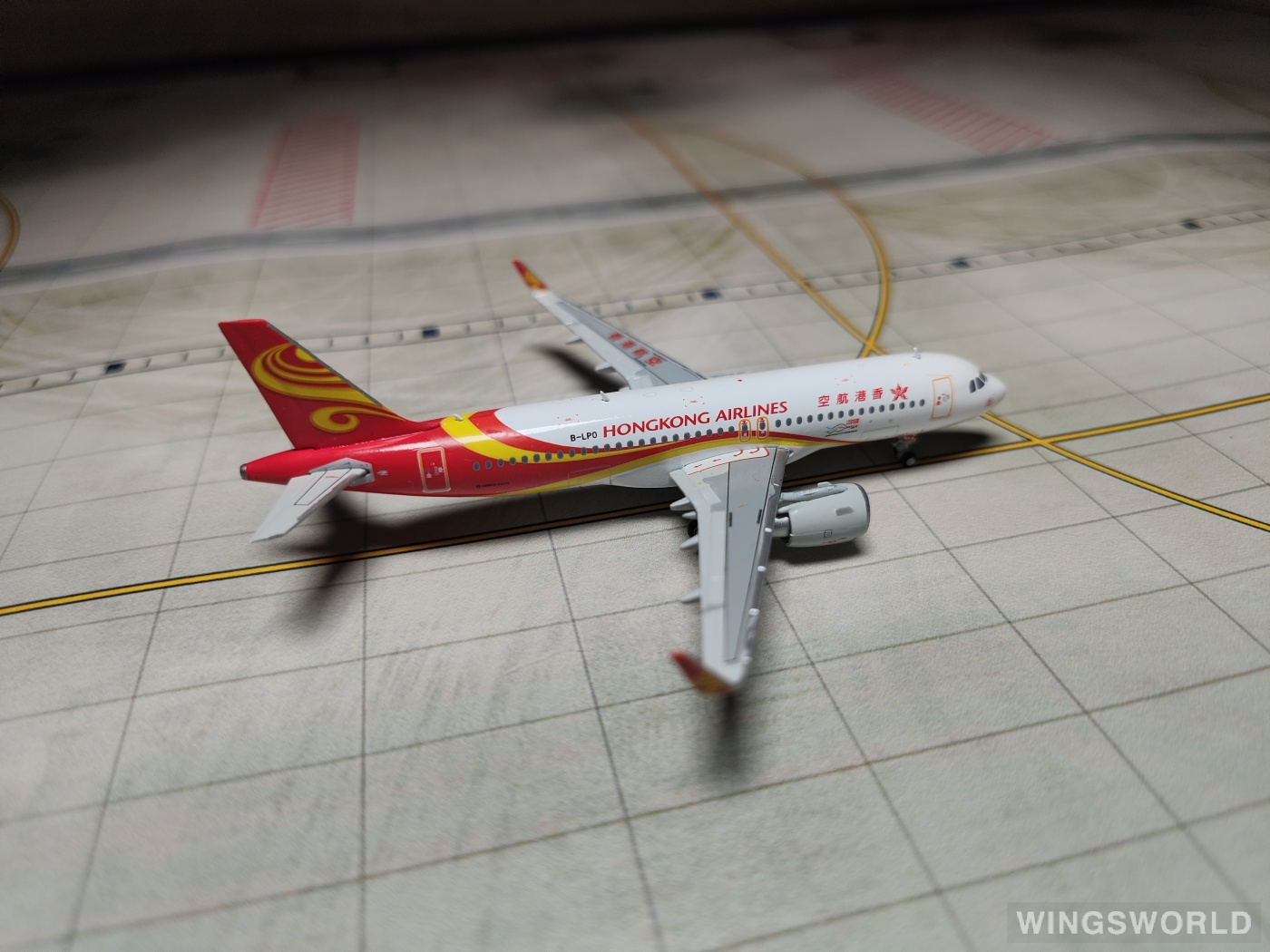 JC Wings 1:400 LH4181 Hong Kong Airlines 香港航空 Airbus A320 B-LPO