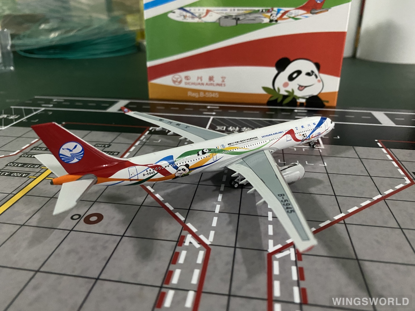 NGmodels 1:400 NG62060 Sichuan Airlines 四川航空 Airbus A330-300 B-5945