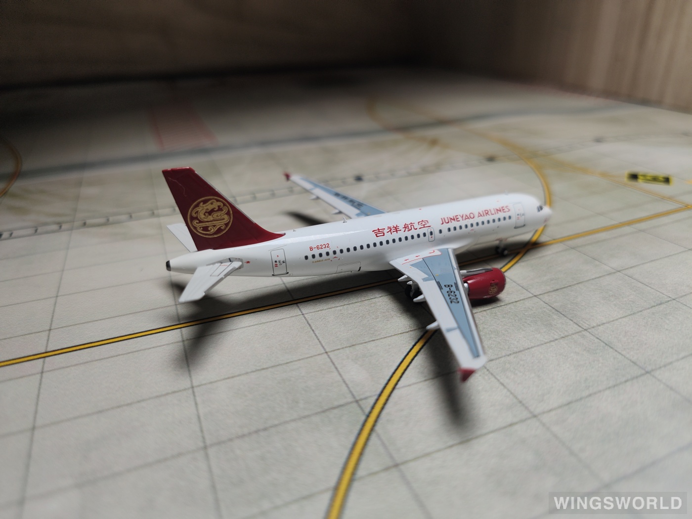 Pandamodel 1:400 31903 Juneyao Airlines 吉祥航空 Airbus A319 B-6232