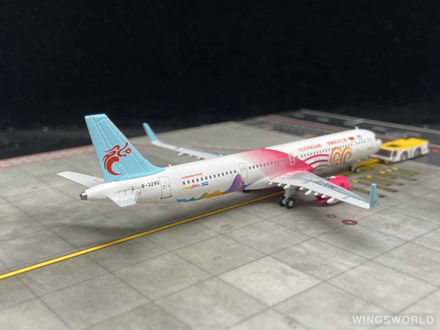 HYJLwings 1:400 HY210084 Loong Air 浙江长龙航空 Airbus A321neo B-329Q