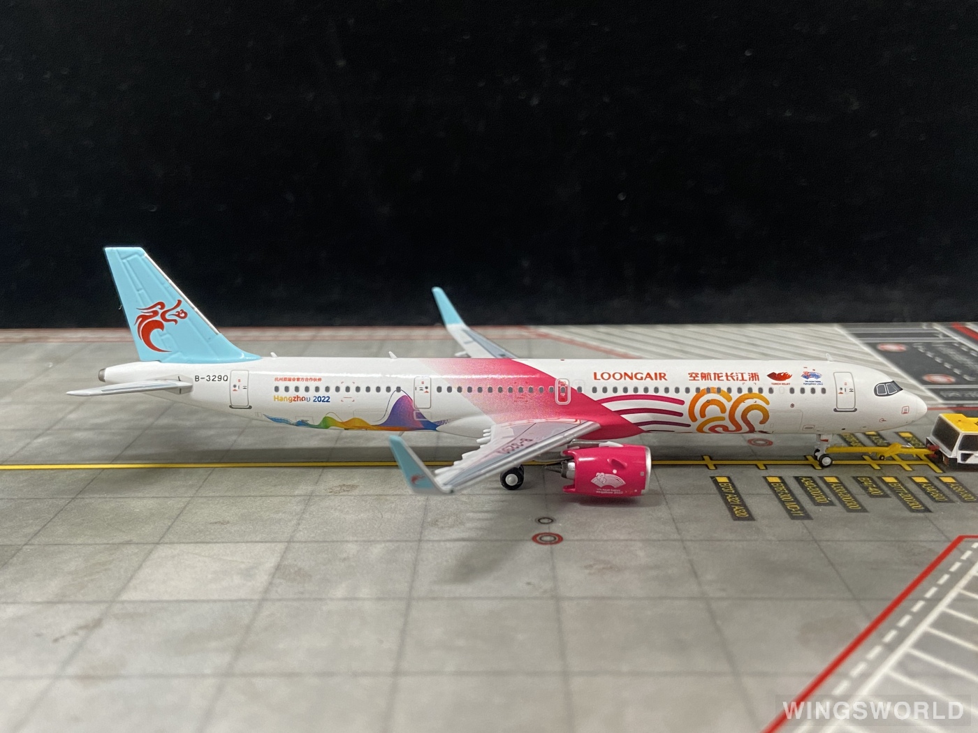 HYJLwings 1:400 HY210084 Loong Air 浙江长龙航空 Airbus A321neo B-329Q