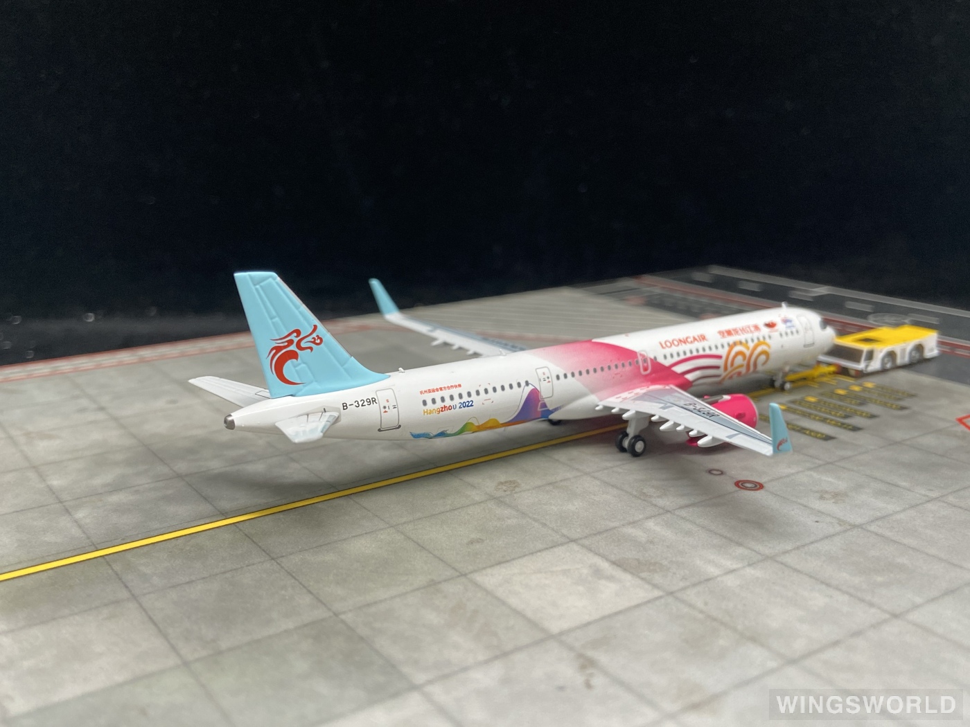 HYJLwings 1:400 HY210091 Loong Air 浙江长龙航空 Airbus A321neo B-329R
