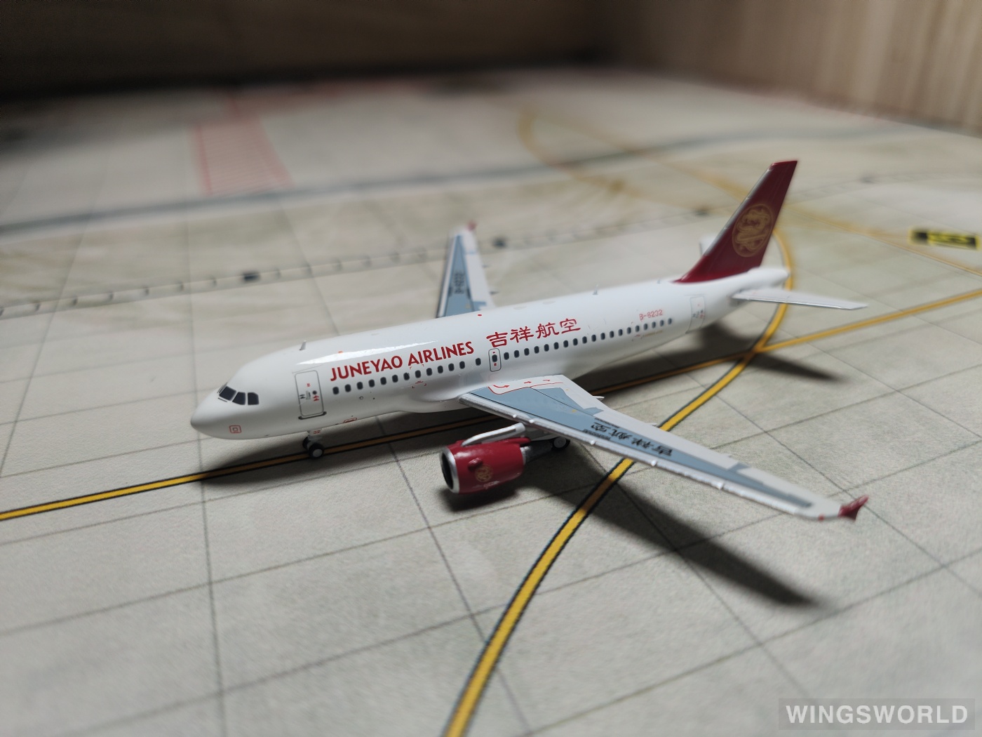 Pandamodel 1:400 31903 Juneyao Airlines 吉祥航空 Airbus A319 B-6232