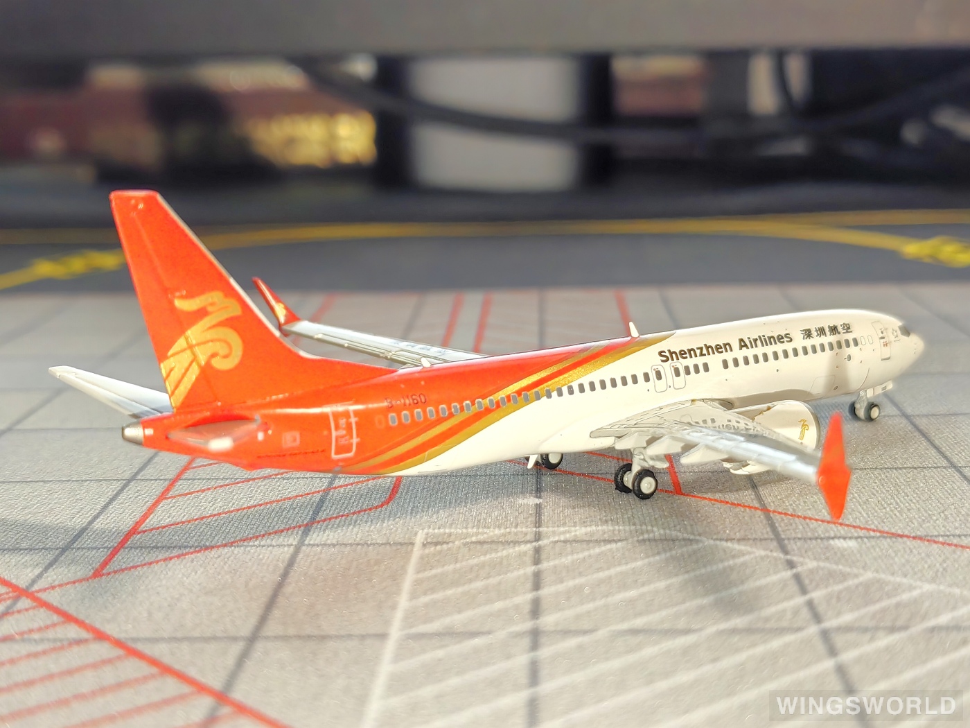 JC Wings 1:400 XX4068 Shenzhen Airlines 深圳航空 Boeing 737 MAX 8 B-1160