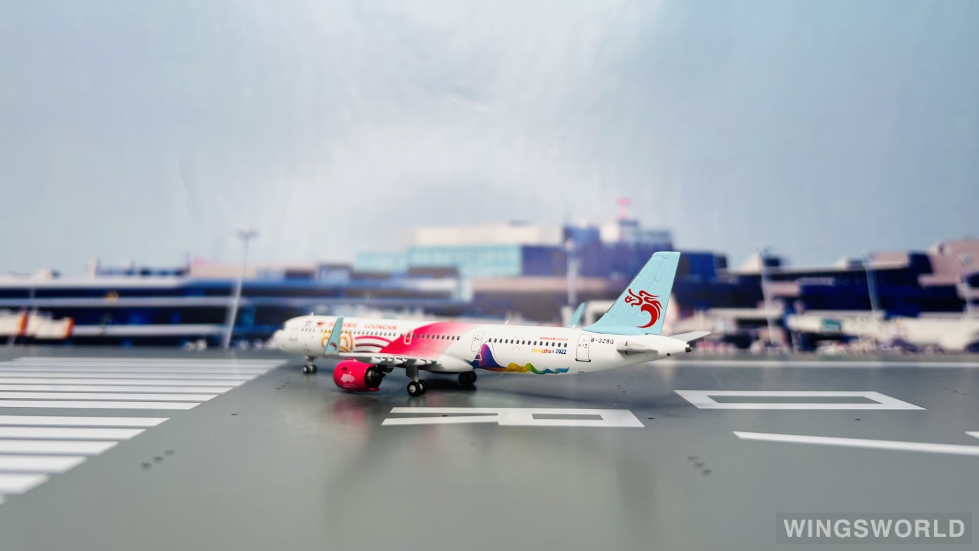 HYJLwings 1:400 HY210084 Loong Air 浙江长龙航空 Airbus A321neo B-329Q